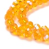 Electroplate Glass Beads Strands EGLA-A034-T2mm-L11-3