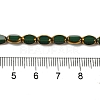Electroplate Glass Beads Strands EGLA-P061-02A-02-4