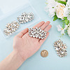 4Pcs 2 Colors Detachable Flower Shoe Decoration AJEW-GO0001-95-5