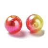 Rainbow ABS Plastic Imitation Pearl Beads OACR-Q174-5mm-17-2