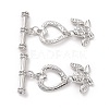 Brass Toggle Clasps KK-E068-VC192-2