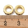 Rack Plating Brass Micro Pave Clear Cubic Zirconia Beads KK-U030-32G-01-2