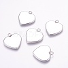 Tarnish Resistant 304 Stainless Steel Pendant Cabochon Settings STAS-K148-04A-2