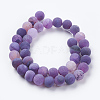 Natural Weathered Agate Beads Strands G-G589-8mm-06-3