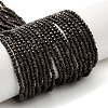 Electroplate Glass Beads Strands GLAA-H021-01A-FP06-1
