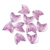 Fishtail Shape Transparent Acrylic Pendants TACR-TAC0007-01D-2