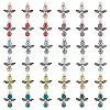 Baking Paint Pearlized Glass Pearl Pendants FIND-PH0008-14-1