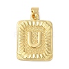 Rack Plating Brass Pendants KK-B092-42G-U-1