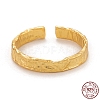 925 Sterling Silver Cuff Rings RJEW-H132-04G-4