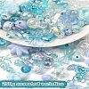 250G Opaque & Transparent Acrylic Beads MACR-YW0003-90C-1