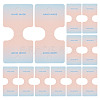 50Pcs Folding Paper Jewelry Display Cards ODIS-TA0001-07C-1
