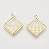 Pearlized Style Resin Pendants X-PALLOY-N150-05-2
