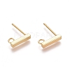304 Stainless Steel Stud Earring Findings STAS-E482-03B-G-2