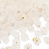 Frosted Transparent Acrylic Beads OACR-F013-10-1