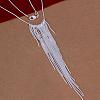 Popular Silver Color Plated Brass Snake Chain Bib Necklaces NJEW-BB12676-3