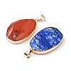 Natural Mixed Gemstone Pendants G-H331-03G-2