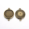 Tibetan Style Cabochon Connector Settings LS-TIBE-A17990-AB-FF-1