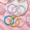 6Pcs 6 Colors 8mm Round Imitation Jade Glass Beaded Stretch Bracelet Sets BJEW-JB10774-2