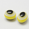 Oval Evil Eye Resin Beads LS-RESI-R160-6x8-02-1