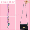 WADORN 1Pc Zinc Alloy Curb Chain Bag Handle FIND-WR0008-78B-3