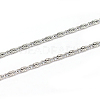 304 Stainless Steel Lumachina Chains CHS-L001-98-0.4mm-1