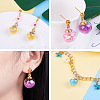 Transparent Glass Globe Pendants GLAA-KS0001-02-8