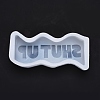 Wavy Letter Silicone Candle Mold DIY-Z015-03-3