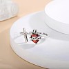 Adjustable Zinc Alloy and Rhinestone Cuff Open Rings FS-WG77EFF-01-2