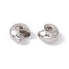 Brass Crimp Beads Covers KK-P219-05C-P-2