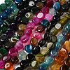 Natural Agate Beads Strands G-H295-D01-1
