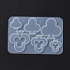 DIY Playing Card Theme Pendants Silicone Molds DIY-C076-01D-4
