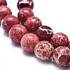 Natural Imperial Jasper Beads Strands G-A175B-8mm-08-3