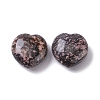 Natural Rhodonite Heart Love Stone G-O174-13B-2