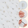 100Pccs 4 Styles 925 Sterling Silver Tube Beads STER-AR0001-06-3