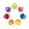 14Pcs 7 Colors Cloth Fabric Pendants FIND-TA0001-59-8