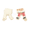 Alloy Enamel Pendants ENAM-J649-25LG-2