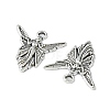 Tibetan Style Alloy Fairy Pendants TIBEP-23017-AS-RS-2