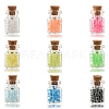 DIY Wishing Bottle Pendant Necklace Making Kit DIY-YW0005-80-3