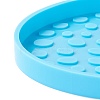 Flat Round Silicone Cup Mat Molds DIY-M039-01-4