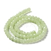 Baking Paint Imitation Jade Glass Bead Strands DGLA-A034-J8MM-A21-4