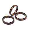 Natural Tiger Eye Gemstone Stretch Bracelets BJEW-F406-B01-1