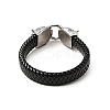 PU Imitation Leather Braided Cord Bracelet BJEW-E009-08AS-2