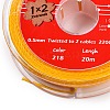 2-Ply Round Waxed Cotton Thread Cords YC-T004-01A-01-2