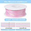 Rayon Rhinestones Ribbon OCOR-WH20050-012C-02-2