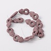 Synthetic Lava Rock Bead Strands G-N0093-16-2