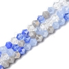 Electroplate Glass Beads Strands X1-EGLA-D018-02E-1