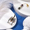 Scorpion Glass Seed Beads Pendant Decoration HJEW-MZ00121-01-2