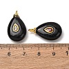 Natural Obsidian Pendants GG-CBAA798-01G-05-2