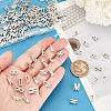 Tibetan Style Alloy Alphabet Slide Charms TIBEP-PH0004-49AS-3