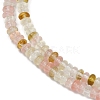 Watermelon Stone Glass Beads Strands G-U026-B02-4mm-4